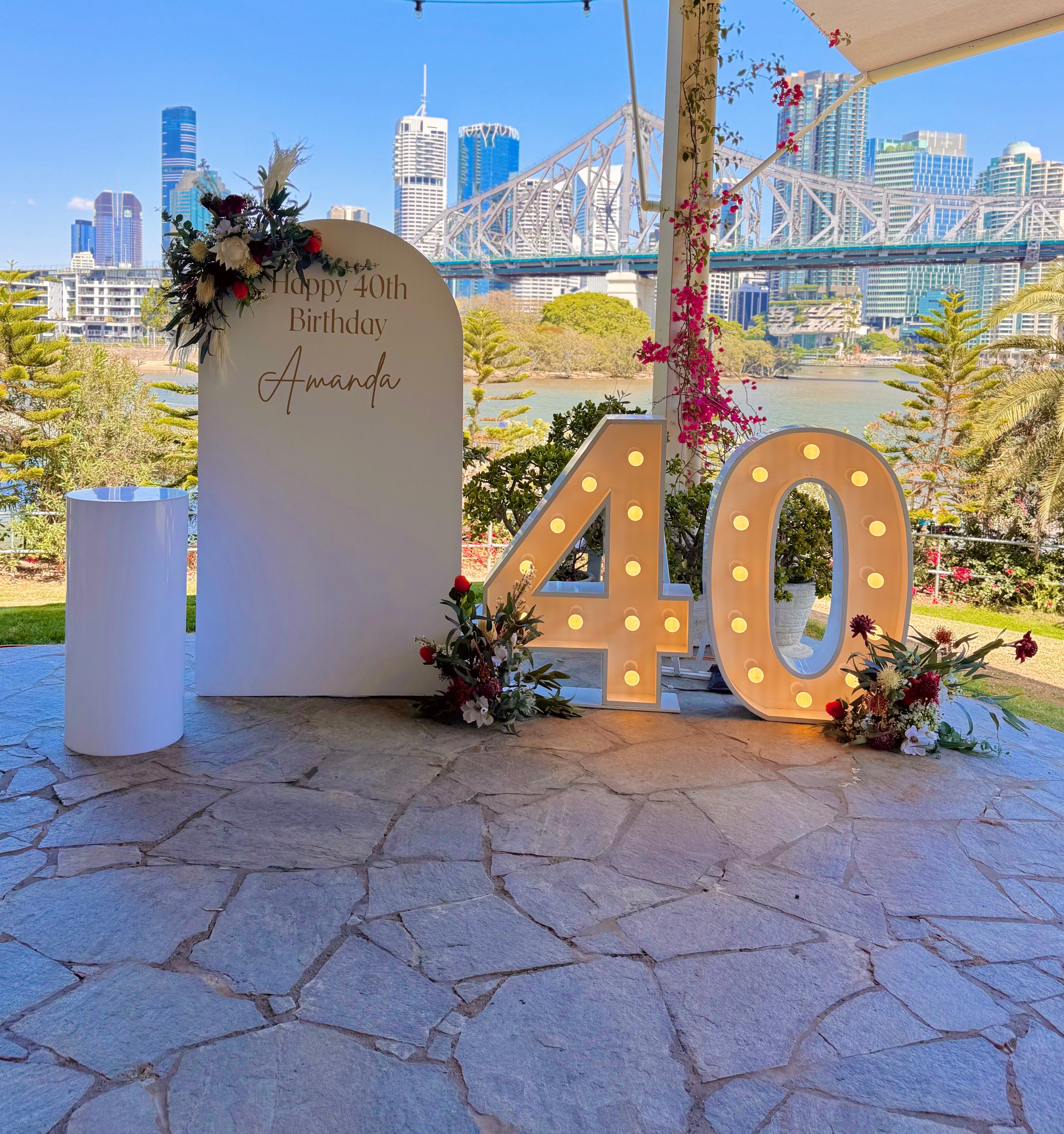 Colourful balloon arch for birthday, wedding, or corporate event styling across Brisbane, Gold Coast & Sunshine Coast

Custom balloon arch installation for luxury events, styled for unforgettable celebrations in Brisbane & Gold Coast

Elegant balloon arch for weddings and milestone parties, designed for Gold Coast, Brisbane, and Sunshine Coast events

Large-scale balloon arch as a statement décor piece for Brisbane, Gold Coast & Sunshine Coast celebrations

Personalised balloon arch styling for birthdays