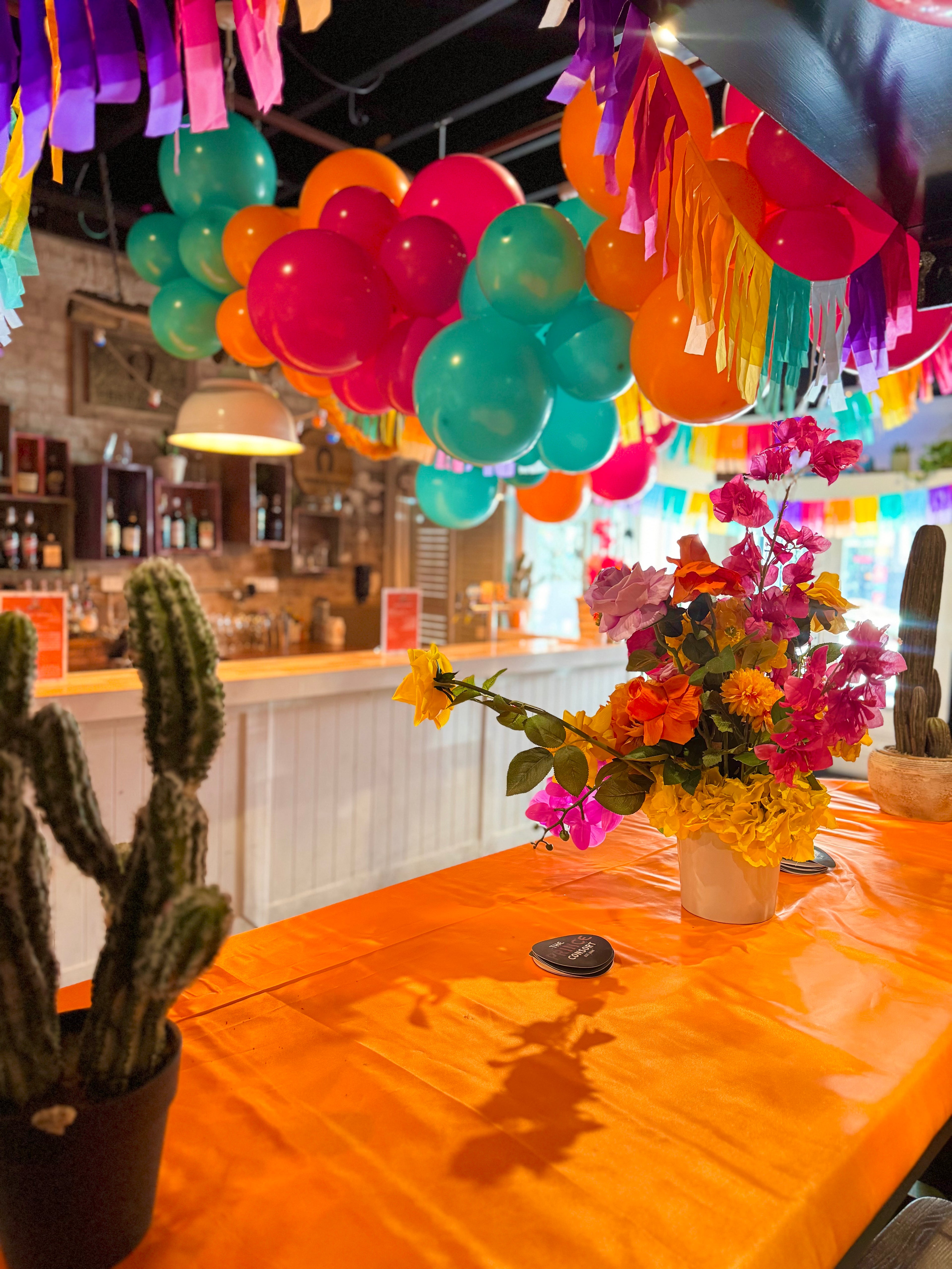 Personalised signage and table styling for The Ultimate Venue Styling package in Brisbane & Gold Coast, completing a fully custom luxury event setup